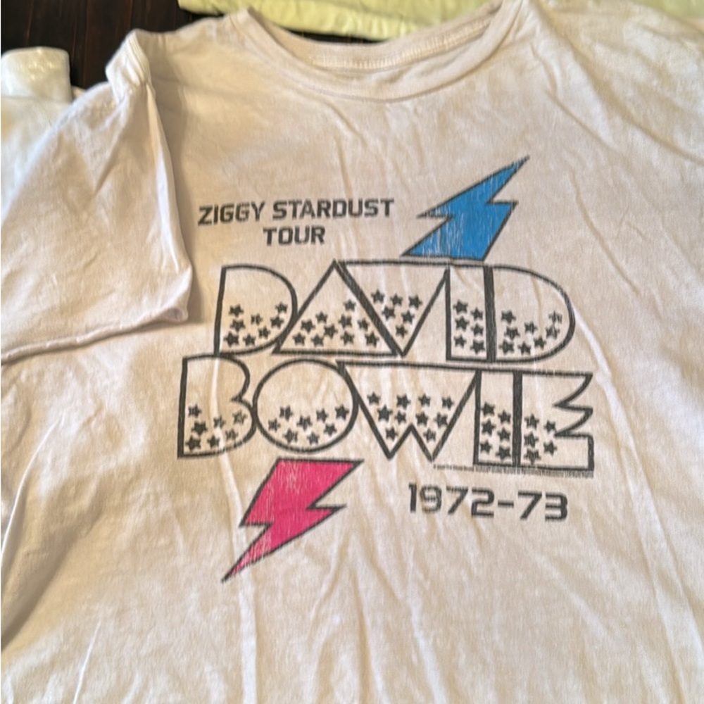 Original Retro Brand White David Bowie Tee